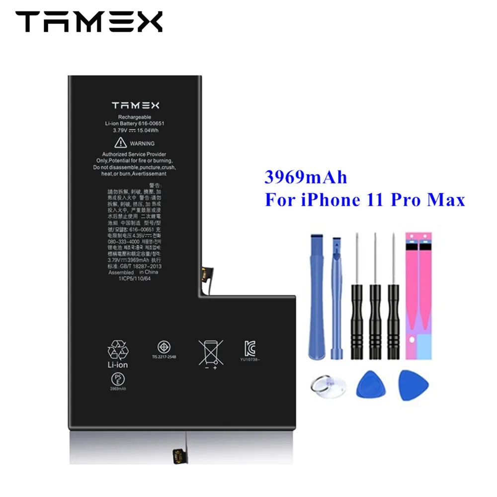 Для iPhone 11 Pro Max батарея замена 3969mAh Новый смарт мобильный телефон батареи Лучшее
