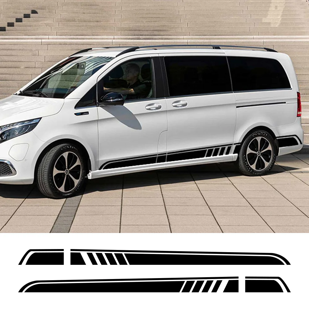 

2PCS Car Stickers For Mercedes Benz Vito V Class Viano W447 V260 W639 W638 Marco Polo Camper Van Tuning Accessories Vinyl Decals