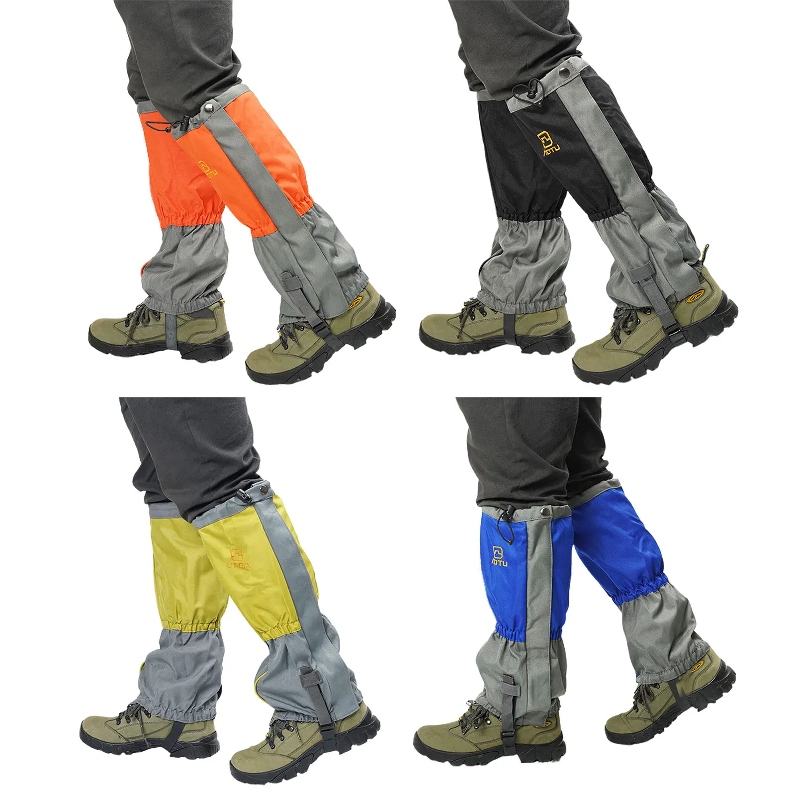 

1 Pair Waterproof Leg Gaiters Hiking Trekking Gaiters Breathable Legging Skiing Shoes Cover Legs Protection Guard For Camping