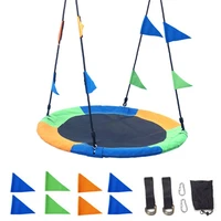popular fashion 100 cm 900d oxford cloth child swing outdoor round rope tree swing kids backyard play equipment children toys