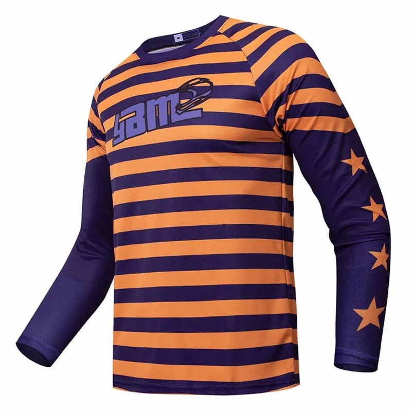 

2021AM Moto Jersey Tops YBM Downhill Jersey ATV Motorcycle Motocross MTB MX DH Bike motocross jerseys Maillot bicycle clothes