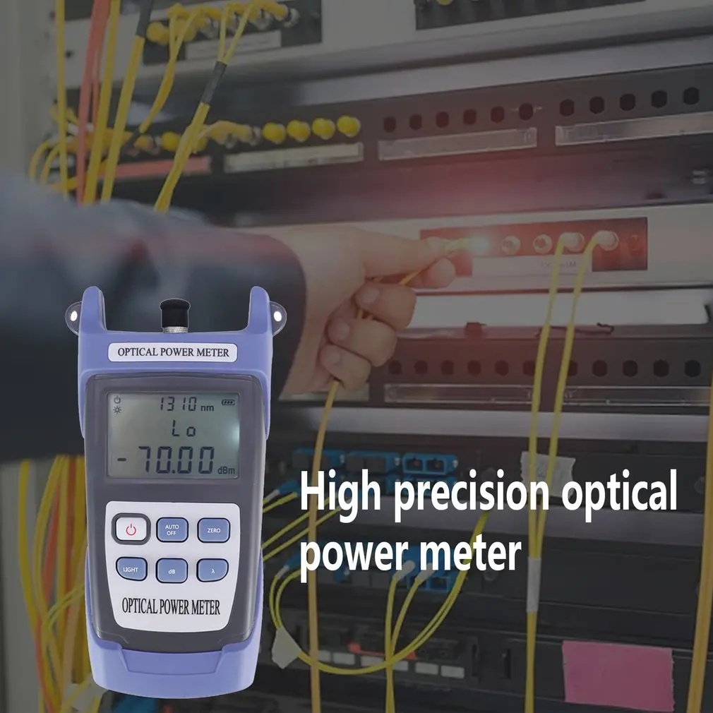 

High Precision Optical Power Meter Handheld Light Decay Tester Light Power Tester 8 Wavelengths Light Inspection Tool