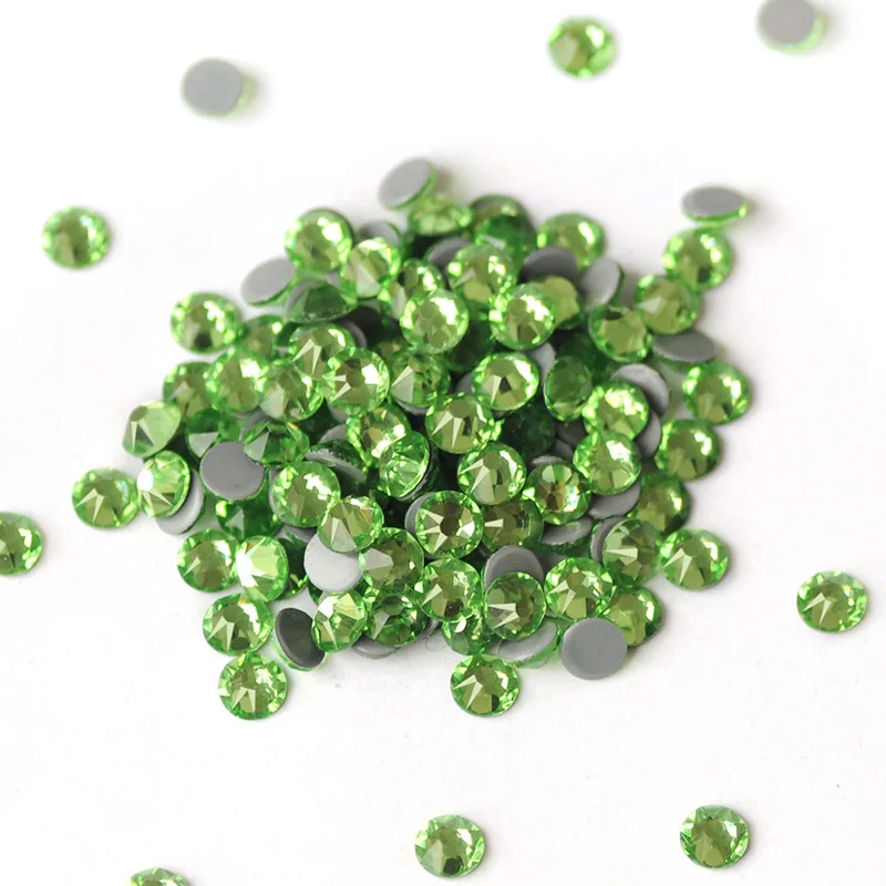 Кристалл Перидот 8 большой Маленький Стразы с плоской задней поверхностью
