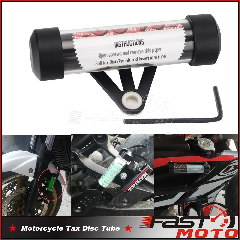 Универсальная мотоциклетная цилиндрическая трубка для диска черного