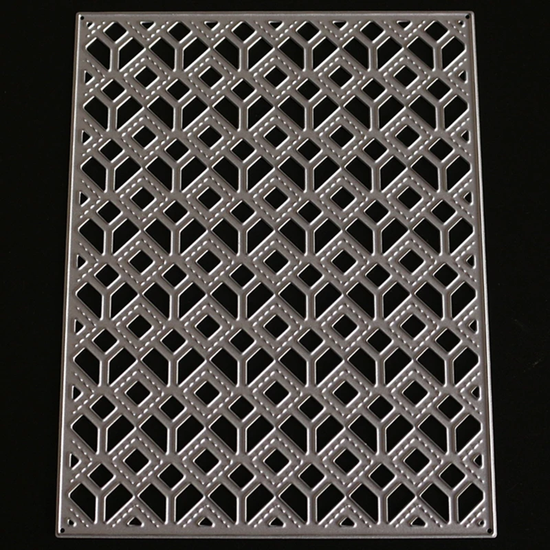 YINISE металлические режущие штампы фон для трафареты скрапбукинга DIY открытки в