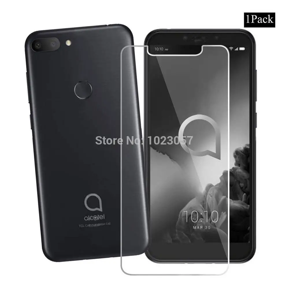Alcatel 1S 5024D закаленное стекло Alcatel 1S Чехол Мягкий силиконовый чехол для телефона с полным закаленным стеклом для Alcatel 1S