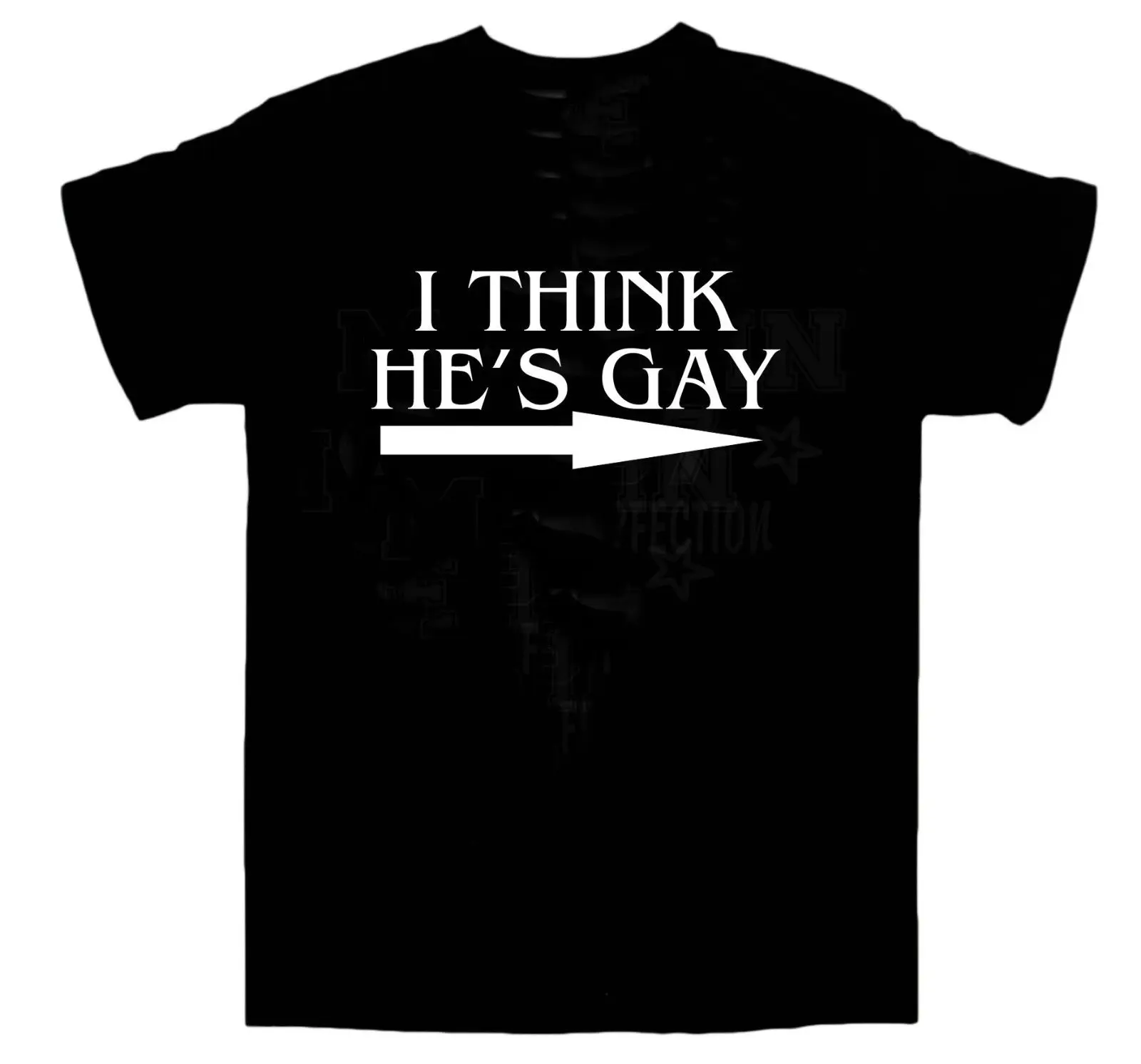 

I he's GAY T-shirt Funny Holiday / BIRTHDAY / BBQ / Choose size
