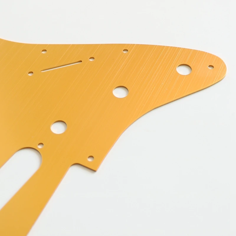 США стандарт 11 монтажных отверстий SSS Матовый алюминий Золотой строт гитарная