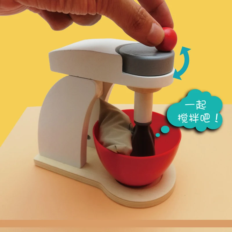 Игрушечный домик s Play деревянный Миксер для завтрака комбинация послеобеденного