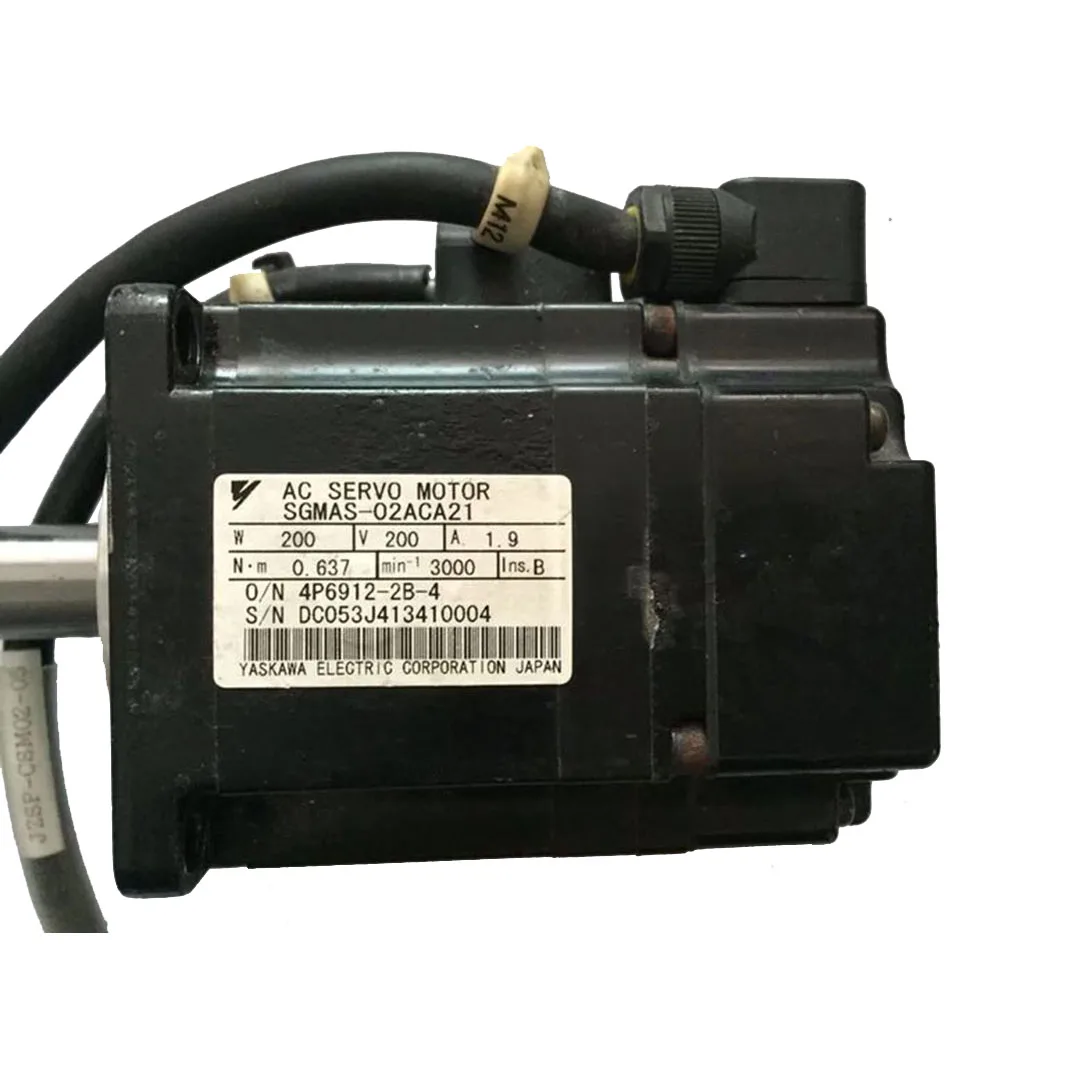 

YASKAWA SGMAS-02ACA41 Серводвигатель SGMAS02ACA41 используется в хорошем состоянии