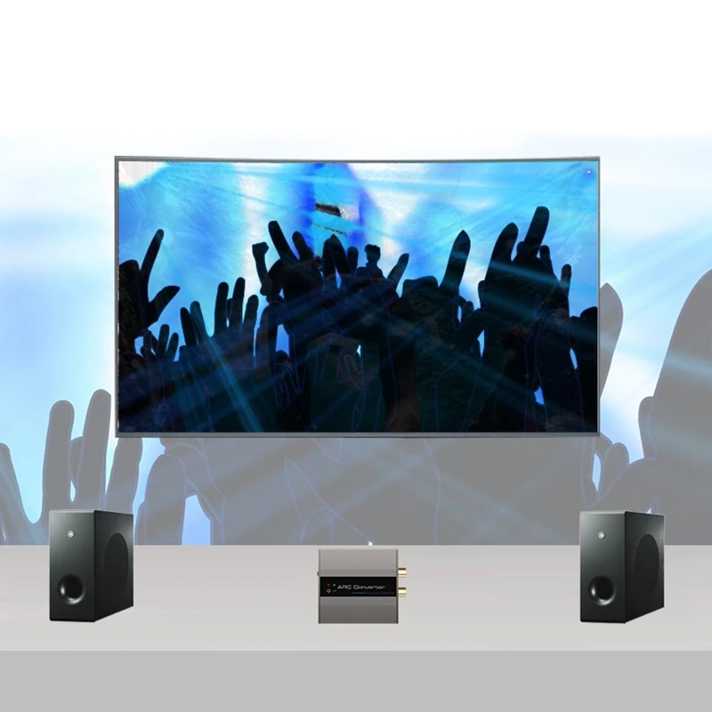 ARC конвертер HDMI в RAC аудио L/R RCA 3 5 мм адаптер для HD DVD Blu-Ray PS3 PS4 Apple TV | Компьютеры и