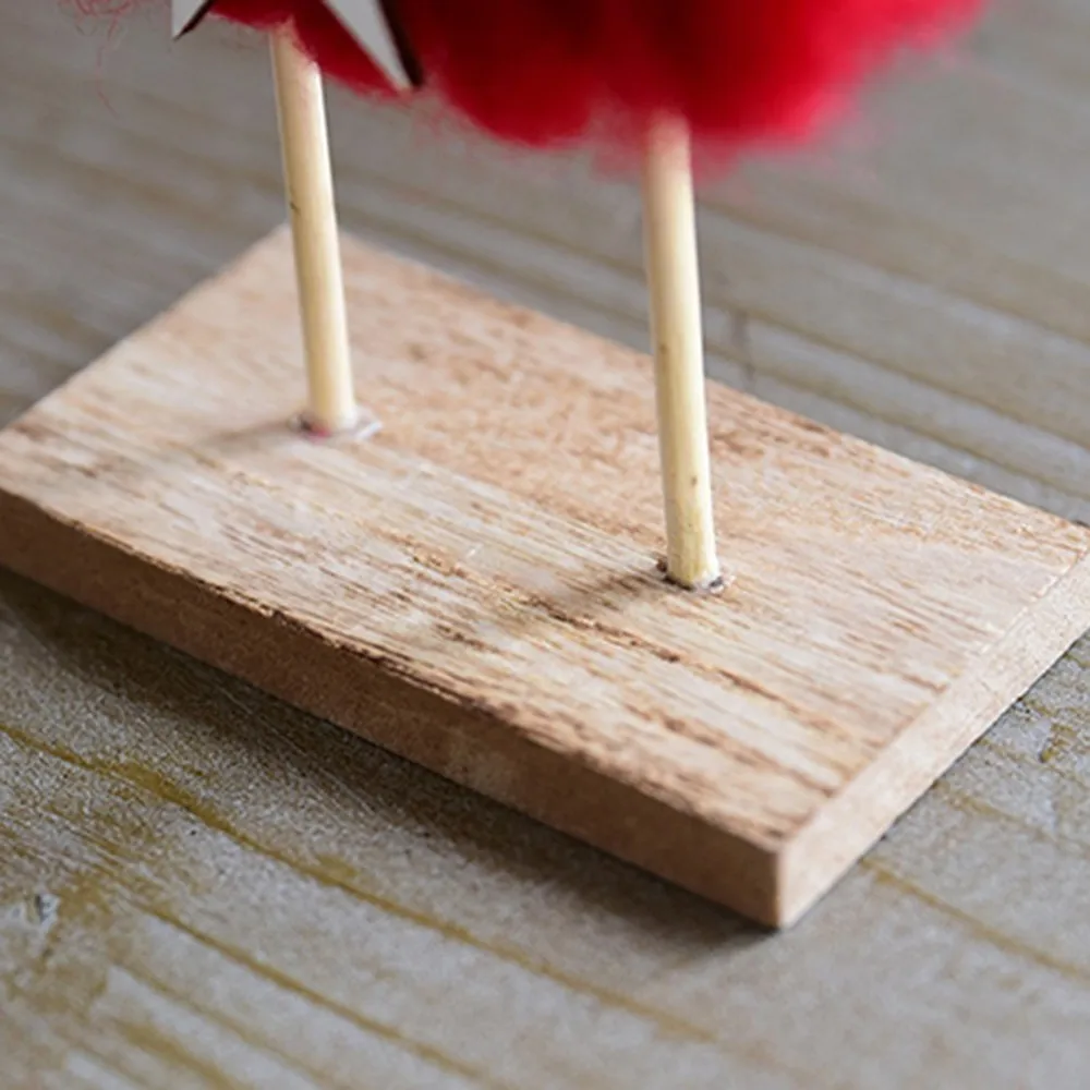 1 шт. DIY обои для рабочего стола Шерсть Войлок Деревянный Санта Клаус Снеговик для фестиваля декорации забавная Рождественская елка ткань для куклы кулон