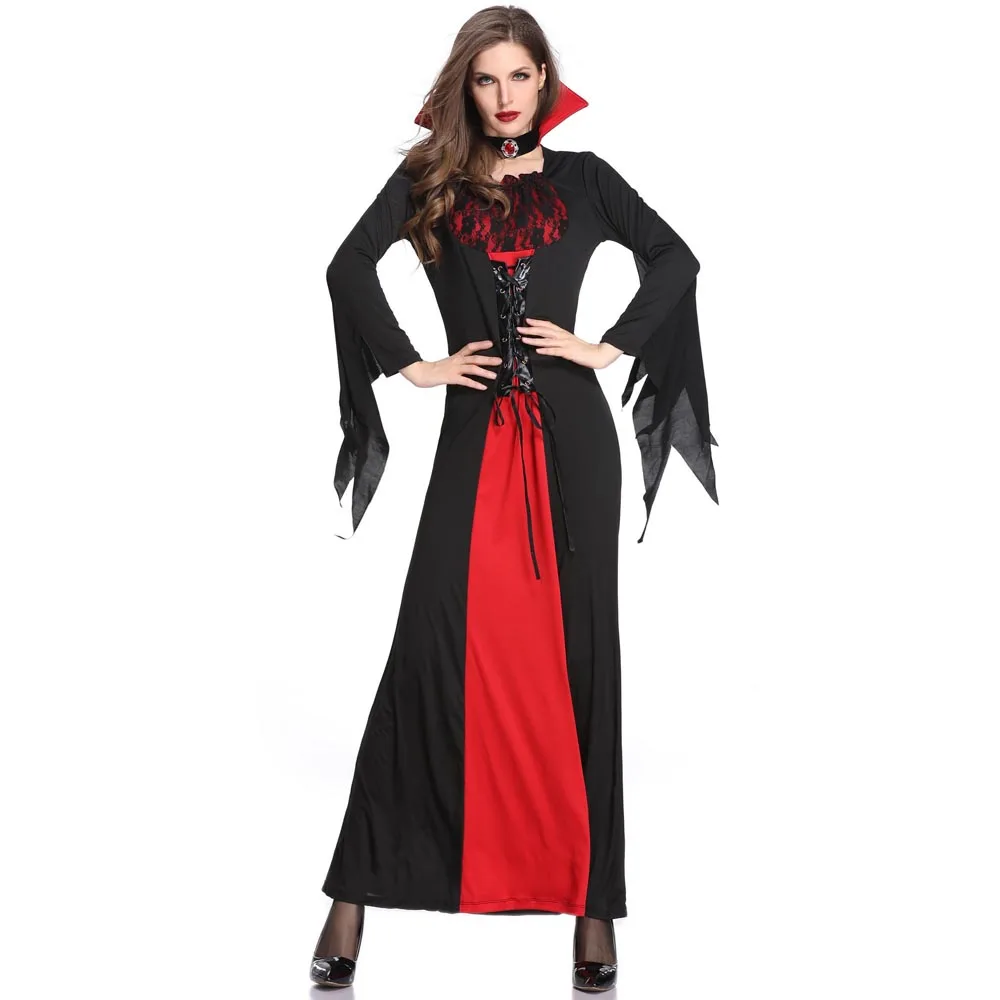 

Sexy Vampire Halloween Noble Queen Vampire Costume Women Vampire Costume Halloween Adult Party Cosplay Clothing
