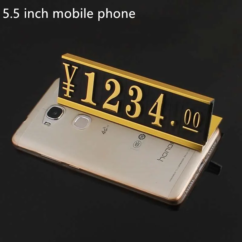 20pcs price stand aluminum alloy price display combination commodity price brand mobile phone digital camera price display cube