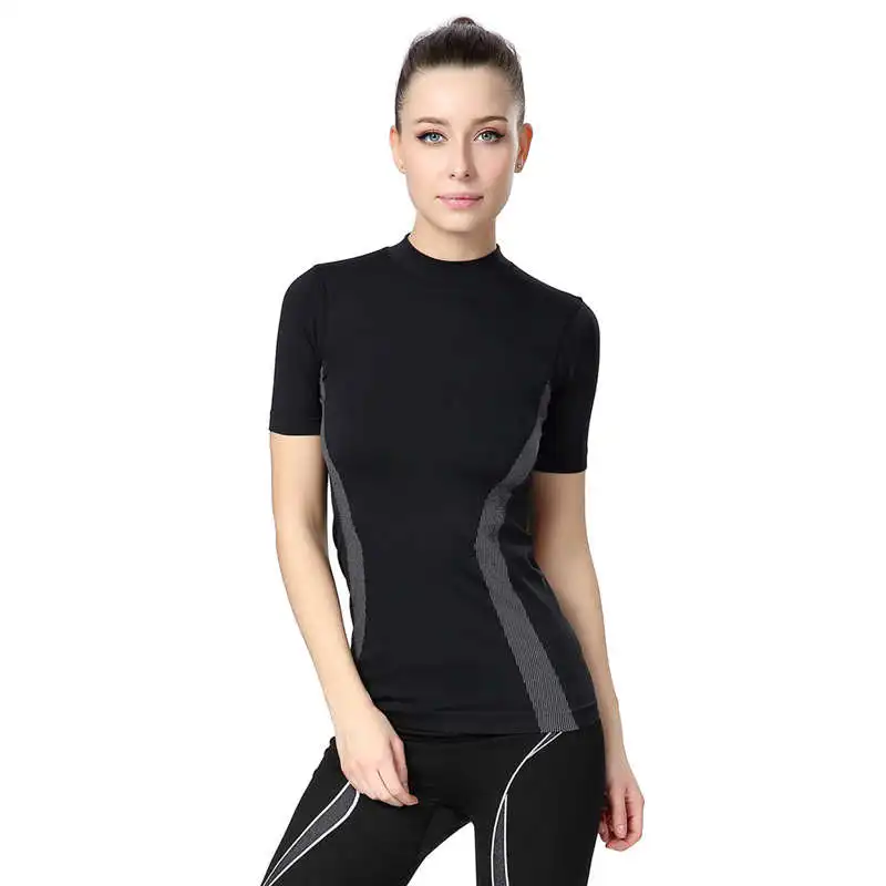 Футболка женская повседневная с коротким рукавом и круглым вырезом | Женская