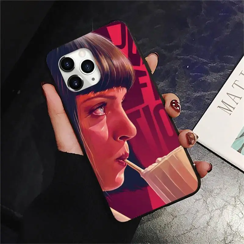 

PULP FICTION MOVIE POSTER Phone Case For iphone 8 11 12 Redmi note 8 9 s huawei p 30 pro lite plus cover shell funda