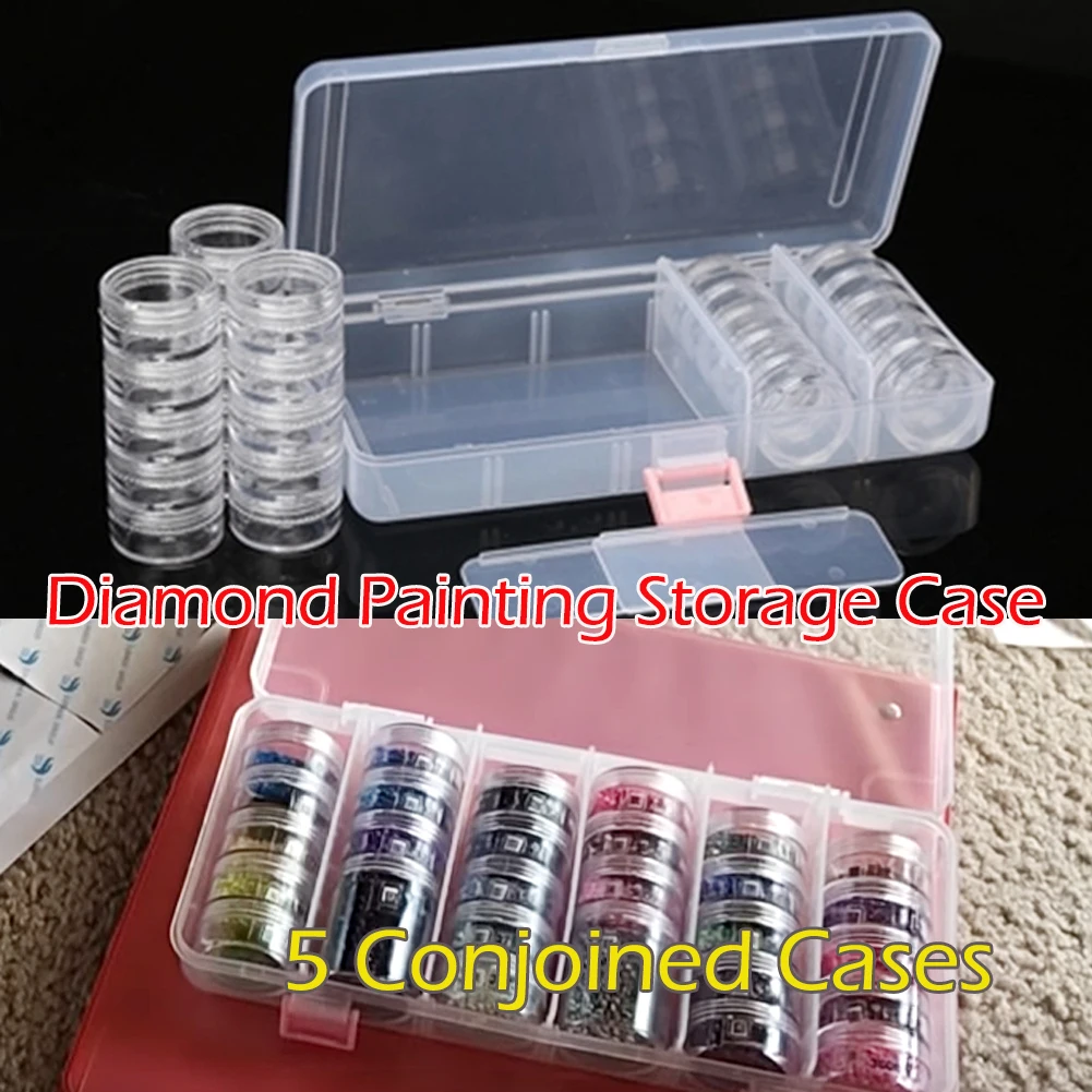 Коробка для хранения инструментов алмазная живопись вышивка аксессуары