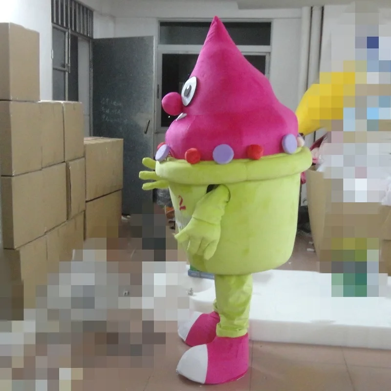 Halloween Ice Cream Mascot Costume Suits Cosplay Party Game Dress Outfits Clothing Chic Carnival Cartoon Character Easter Adults