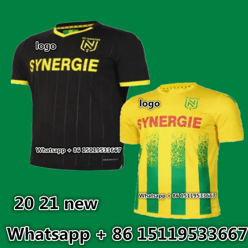 

new third Home away shirt 20 21 NantesES shirt COULIBALY COCO BLAS LOUZA SIMON A TOURE 2021 Nantes Top Quality shirt