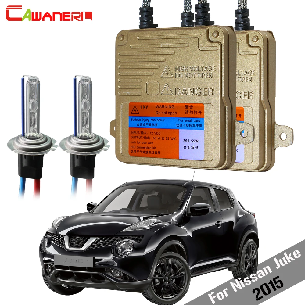 

Cawanerl 55W Car Headlight Headlamp Canbus HID Xenon Kit For Nissan Juke 2015 Error Free Ballast Bulb 3000K 4300K 6000K 8000K