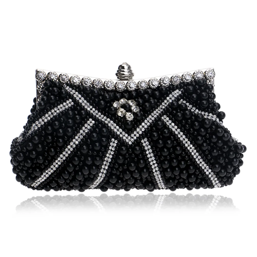 Жемчужный вечерний мешок Европейский и американский женский банкетный клатч |