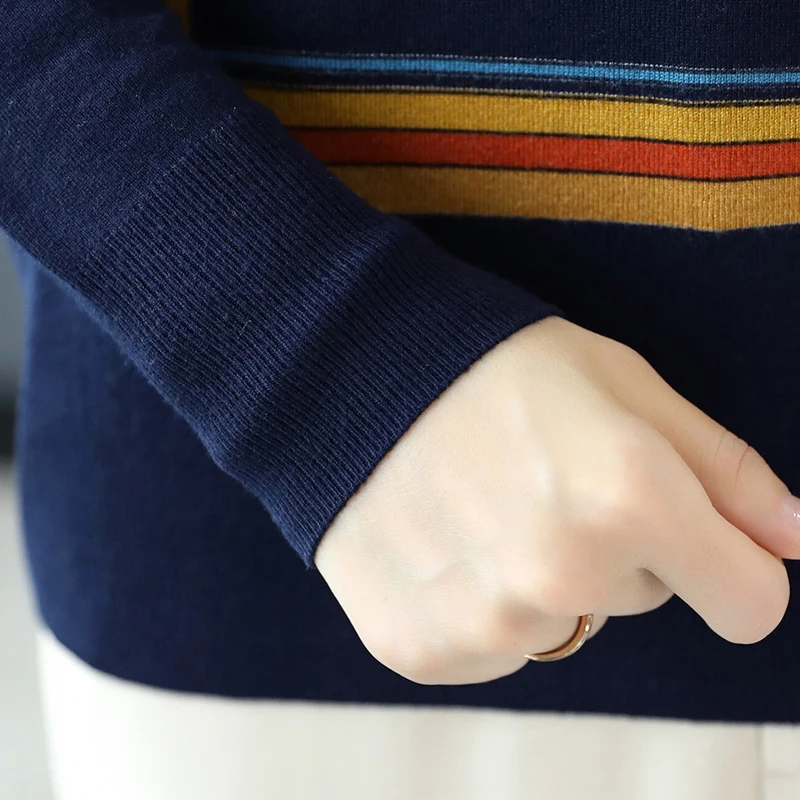 

Print Women's Sweaters 2021 New Spring Pullovers Jumper Tops Long Sleeve Pull Femme Casual Knitted Sweater Women