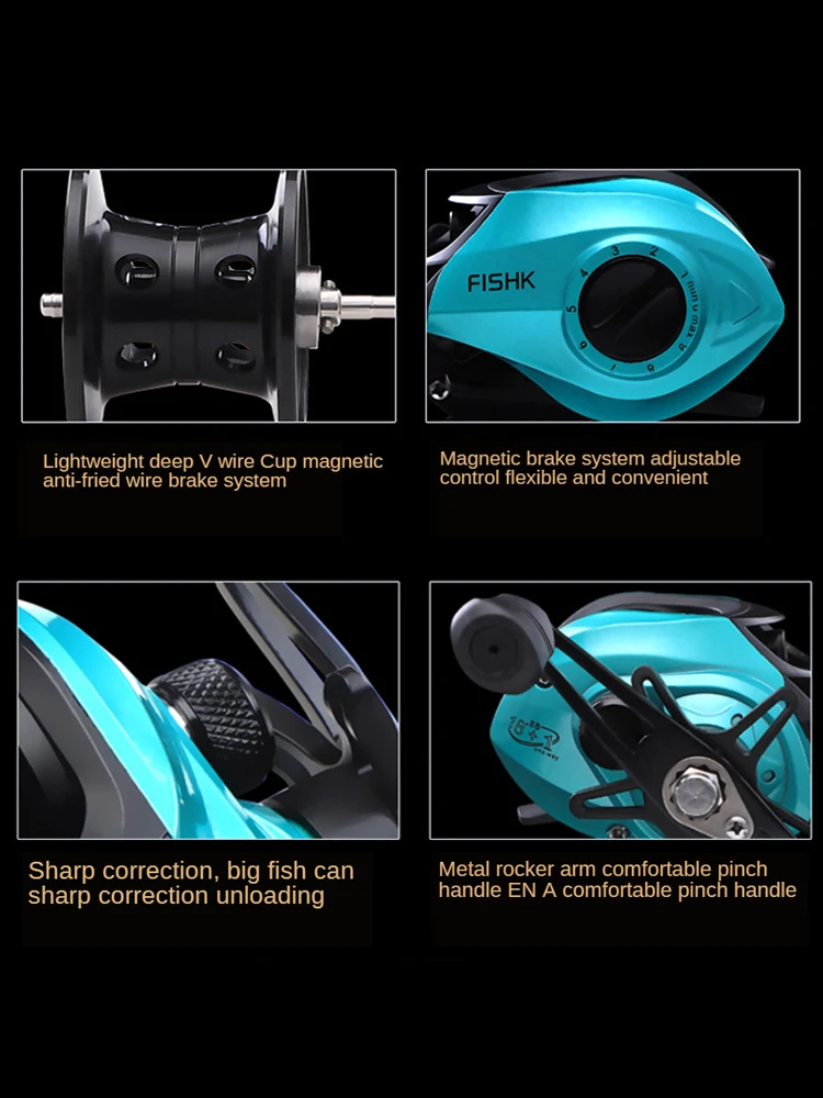 Катушка для заброса приманки рыболовная катушка морской рыбалки 18