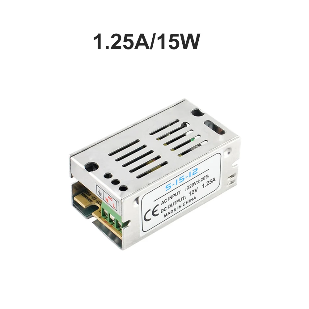DIDIHOU DC 12V светильник ing трансформаторы импульсный источник питания Модуль Драйвер адаптер светодиодные ленты светильник - Цвет: 12V 1.5A