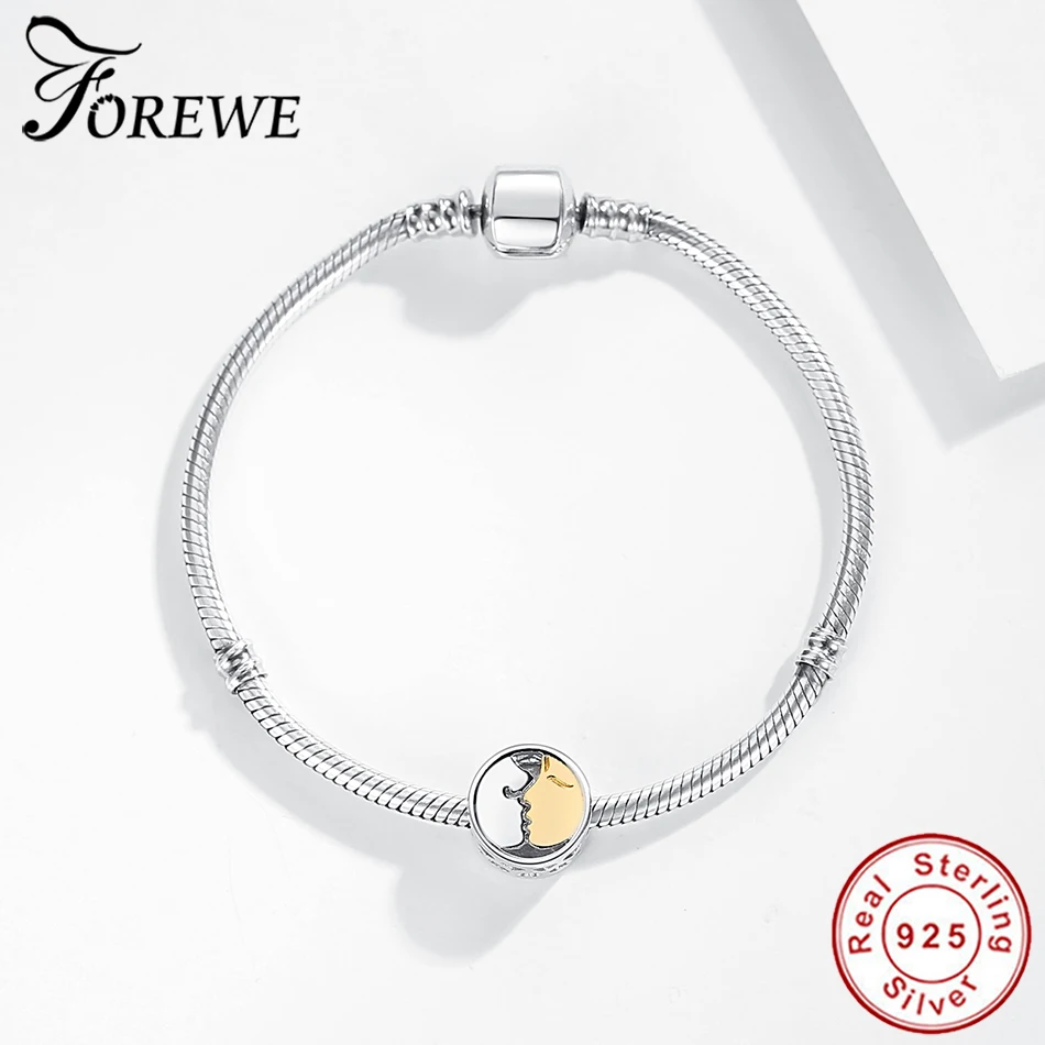 2020 новый стиль Стерлинговое Серебро 925 парные целующиеся бусины под заказ фото