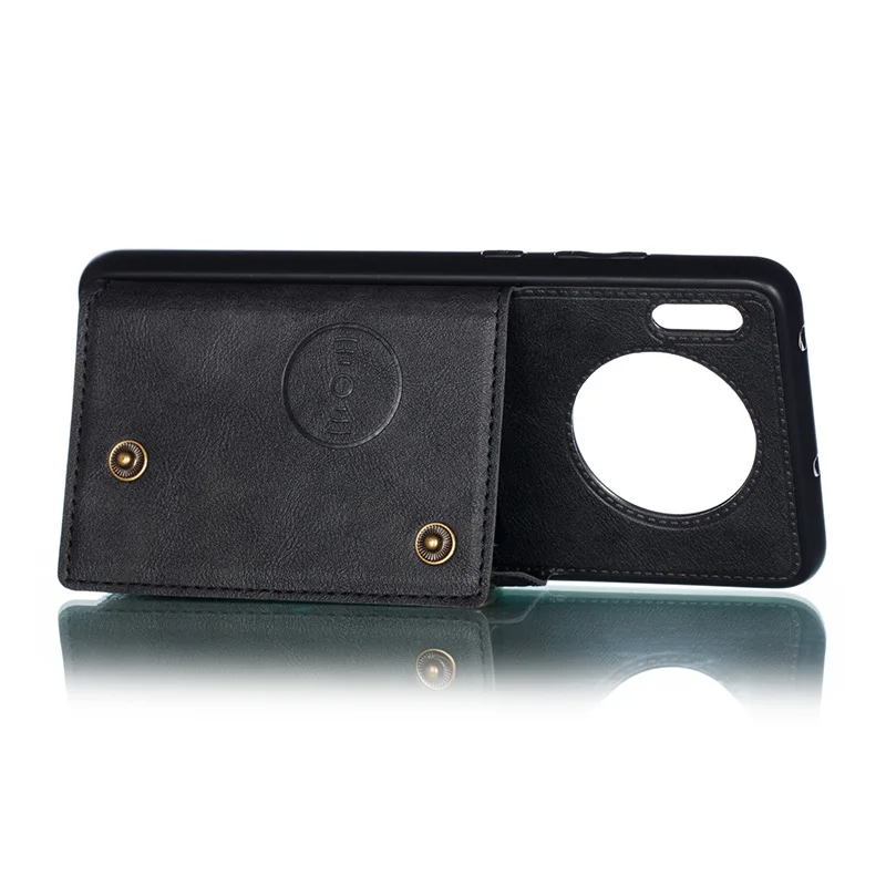 Magnetic Car Phone Case For Huawei P40 Plus P30 Pro P20 Lite Leather Wallet Cover Mate 30 20 Honor | Мобильные телефоны и