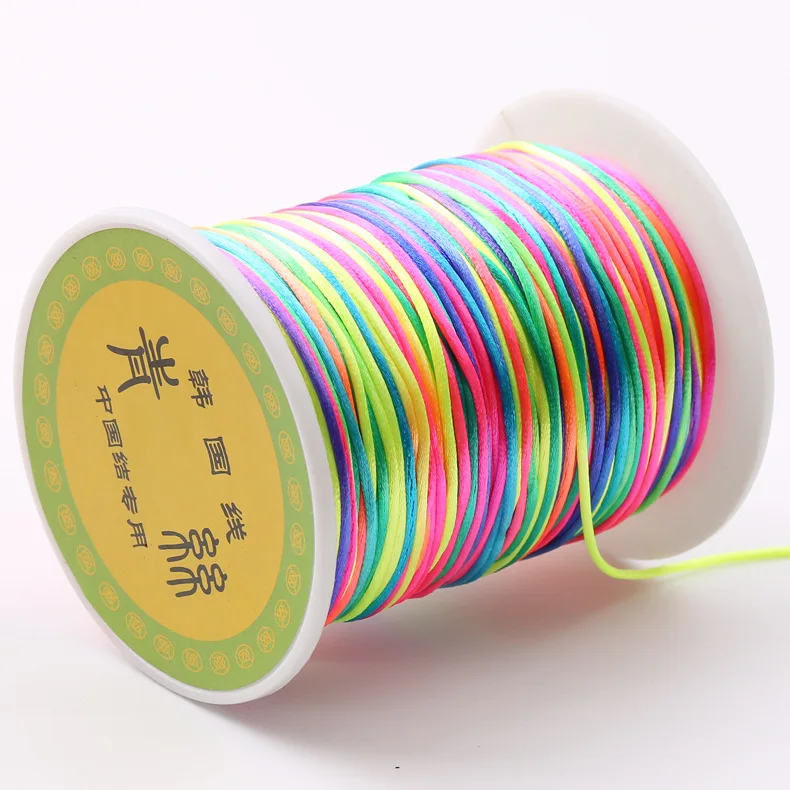 

DIY non-elastic knot cord red cord hand-woven red knot cord 7th line 100 meters without shipping 6.2