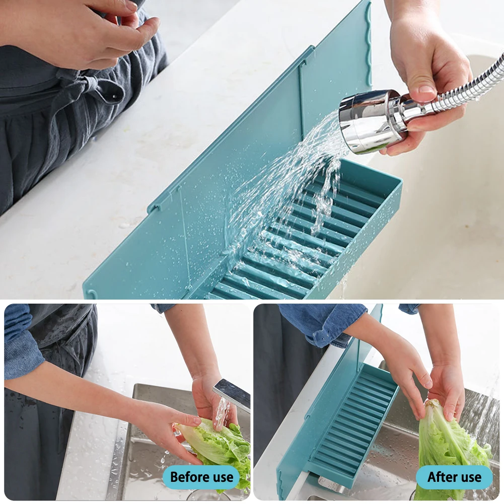 

Sink Side Shelf Sponge Storage Rack Bathroom Shower Towel Storage Soap Dish Holder Dishwashing Sponge Filter Kitchen Appliances
