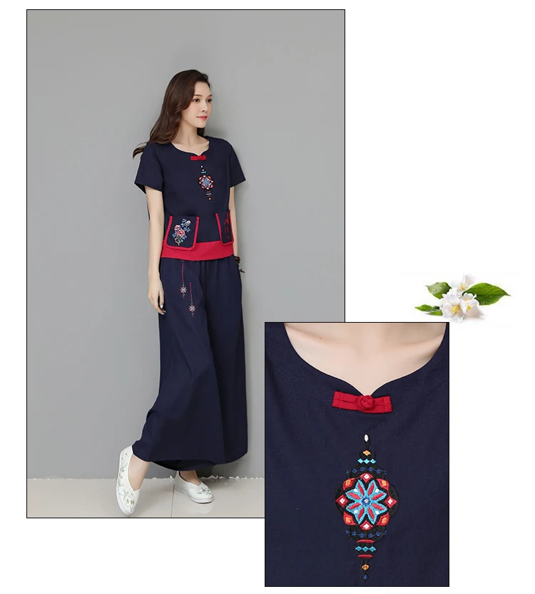 Китайское платье Cheongsam льняное женское традиционное китайское стильное платье Cheongsam женское платье с коротким рукавом Qipao платье с национальным принтом