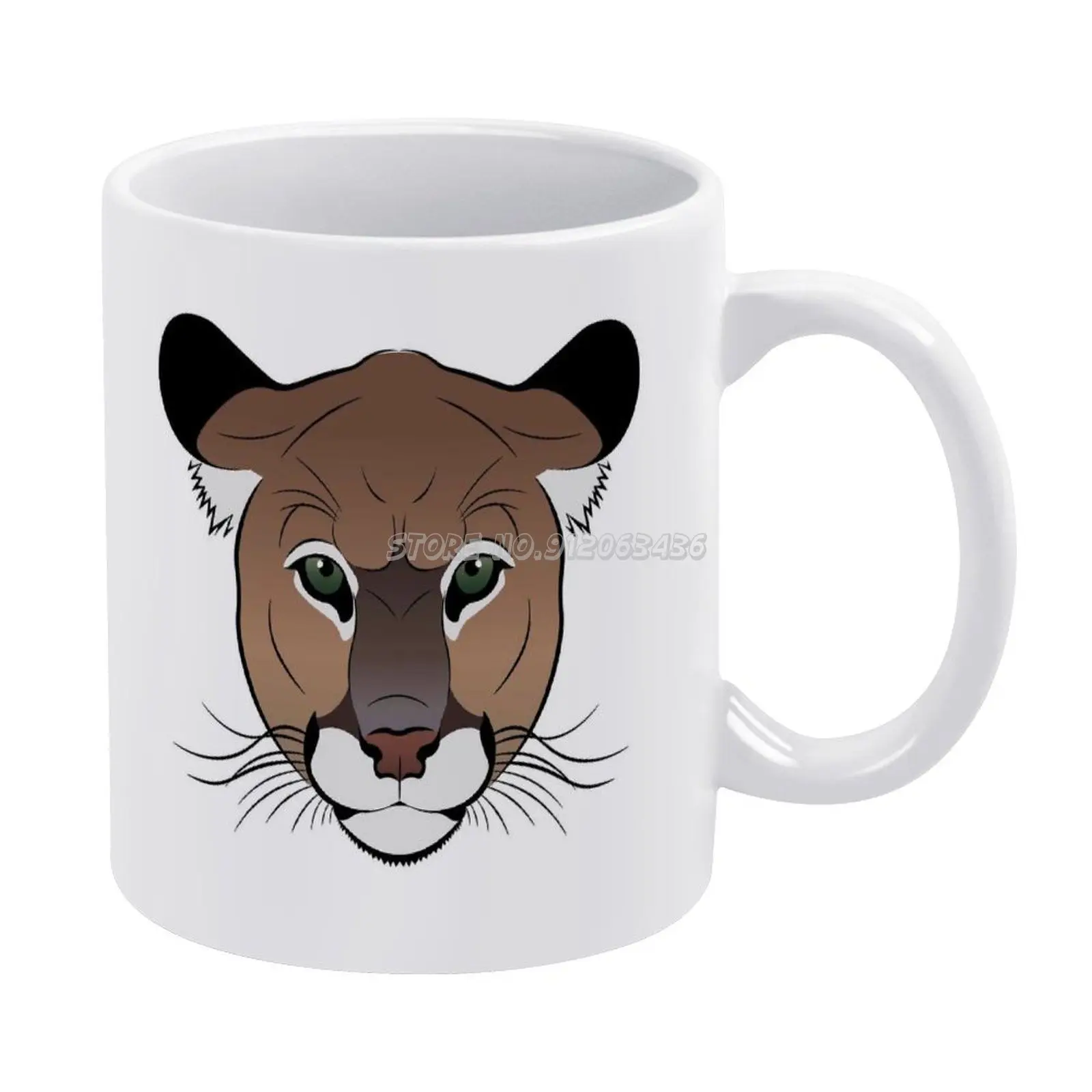 Горный Лев кофейные кружки Высокая мода Роскошный узор керамическая кружка