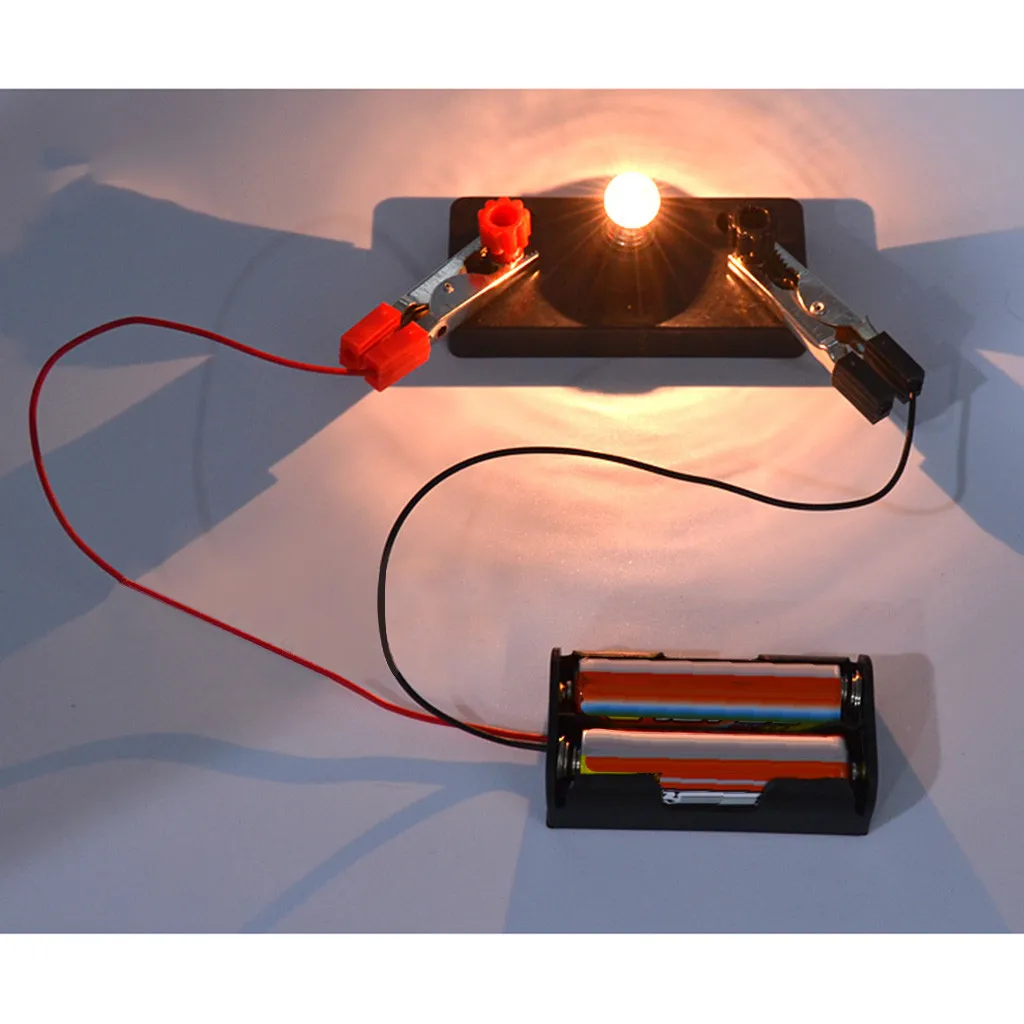 Набор электрических схем детские школьные и научные лампочки светильник