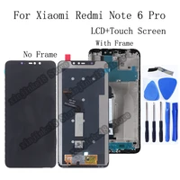 6 26 original for xiaomi redmi note 6 pro lcd display touch screen digitizer assembly for xiaomi redmi note 6 pro repair kit