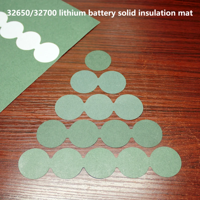 

100pcs/lot 32650 lithium battery solid positive insulation gasket 32700 barley paper barley fast ba insulation paper gasket