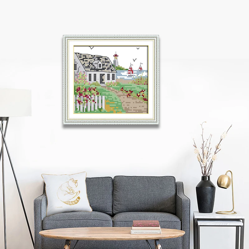 Всесезонные узоры для вышивки крестом ручной работы Набор aida распродажа