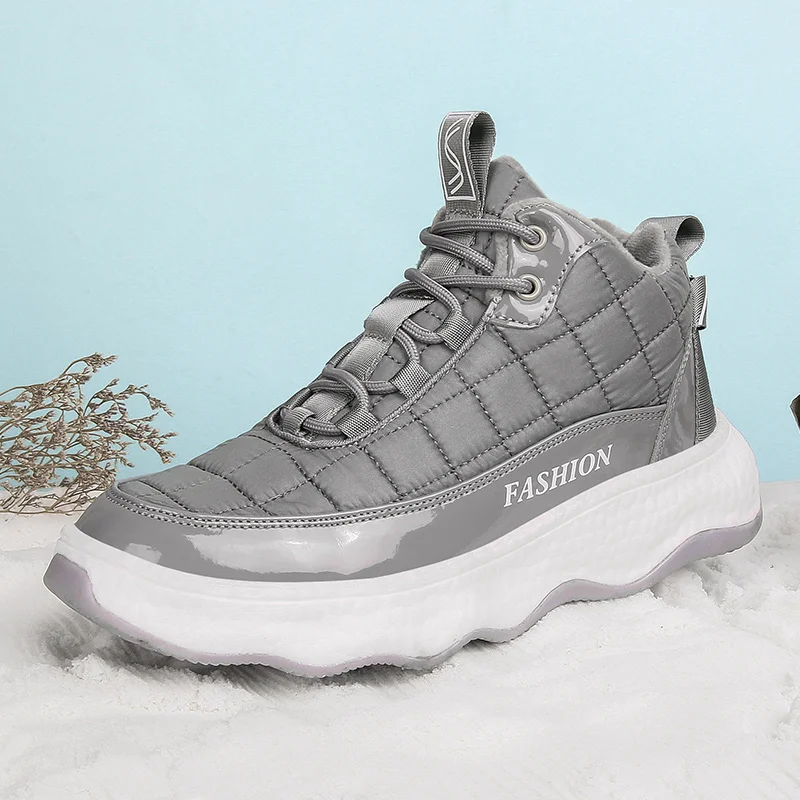 

Новинка 2021, прогулочная обувь для женщин, теплая спортивная обувь, увеличивающая рост, повседневные кроссовки, удобные кроссовки со шнуровк...