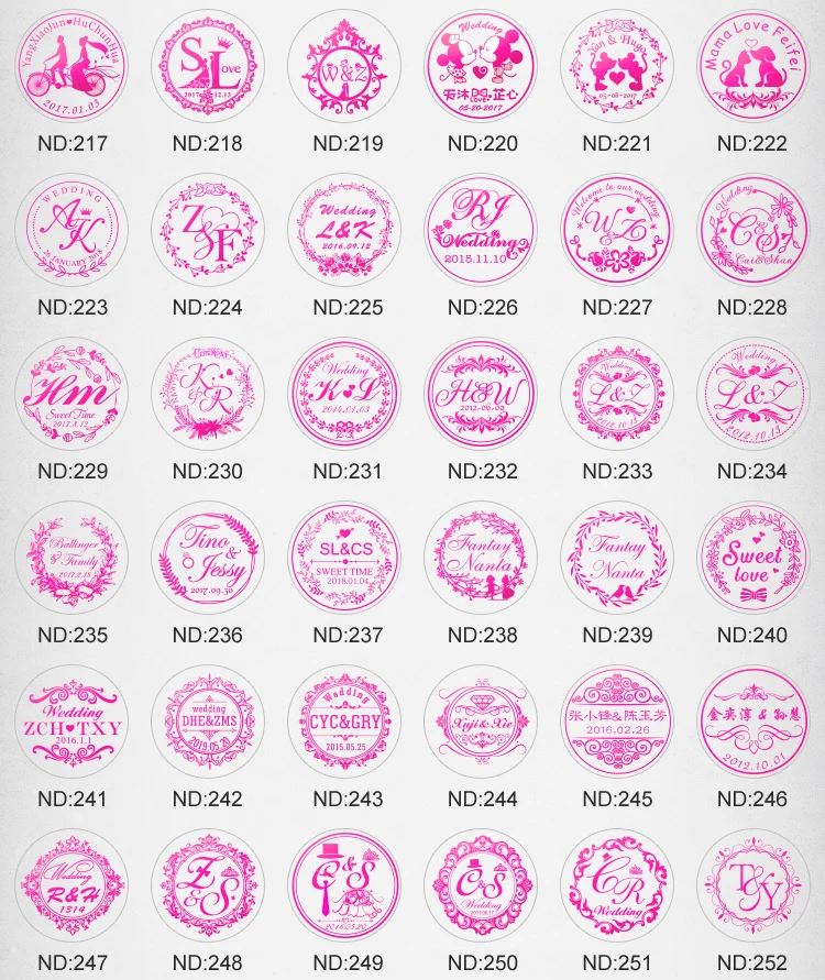 Печать для тиснения на заказ без держателя персонализированная печать букв