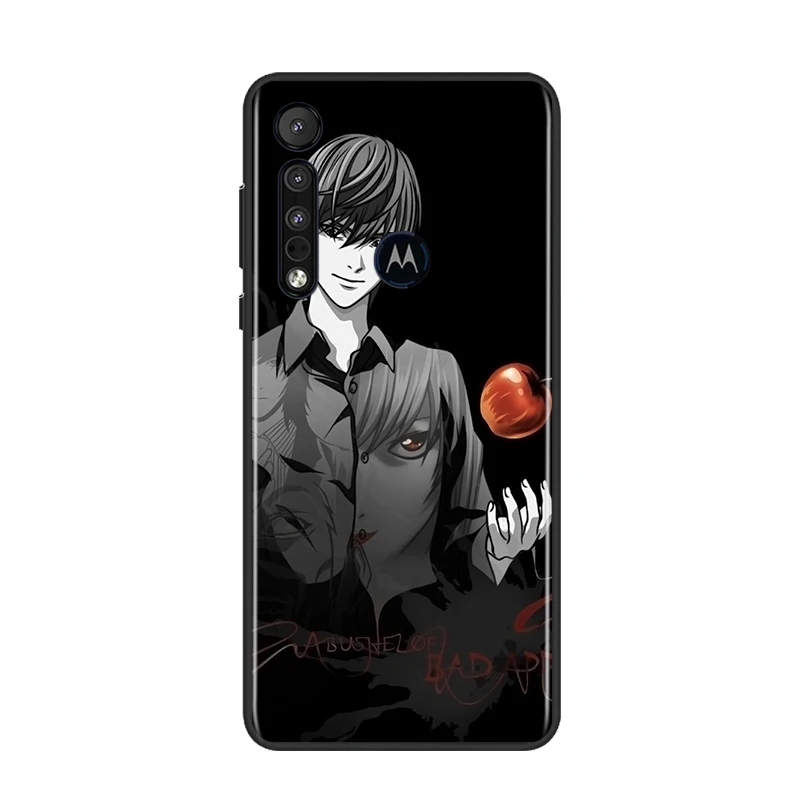 

Anime Death Note for Motorola G9 G8 G Edge One E7 E6 Power Lite Marco Hyper Fusion Plus Play Black Phone Case