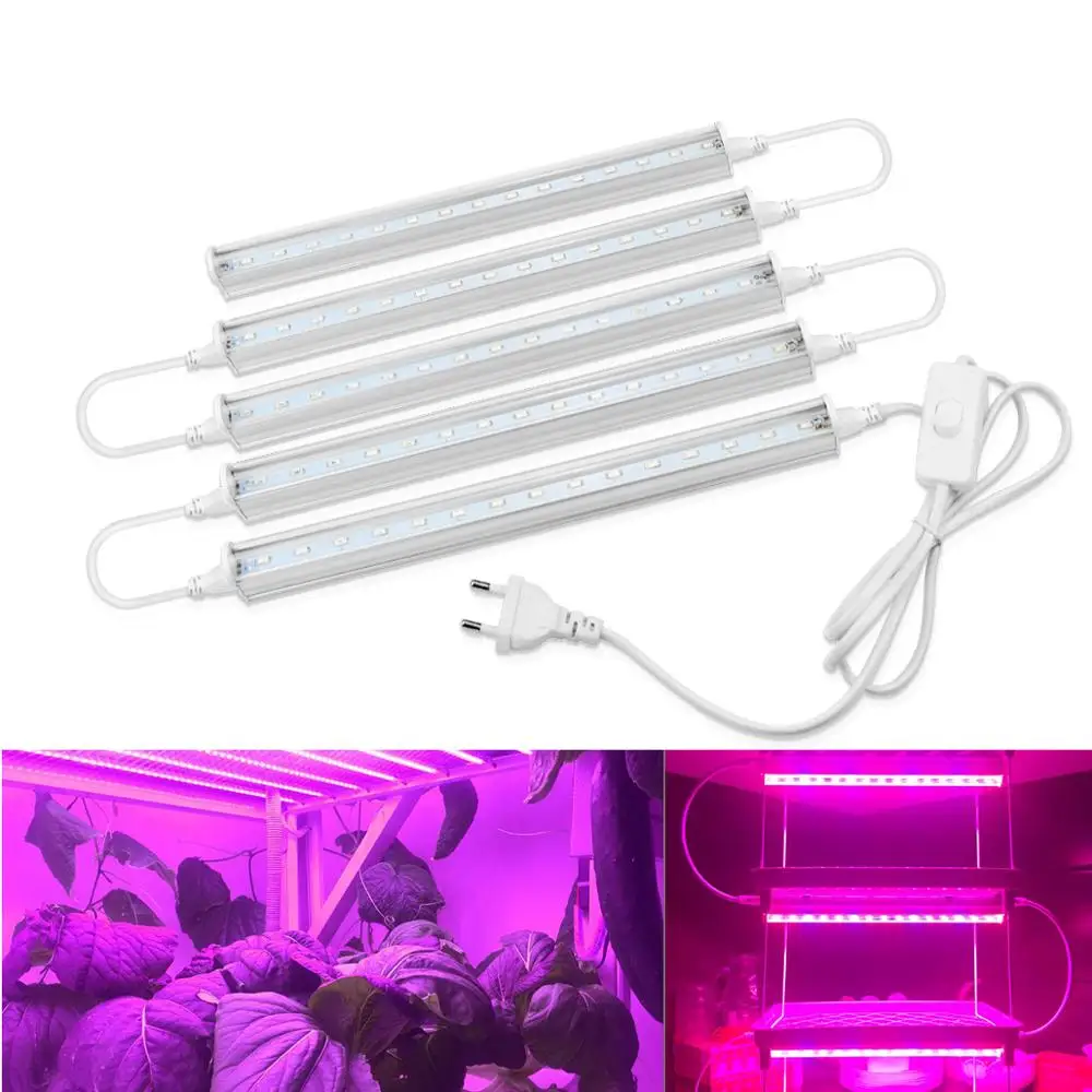

Grow Led Tube plantas 10W 6W phyto lamp Grow Light for plants Greenhouse flower bulbs 220V 110V cultivo indoor flower seeds