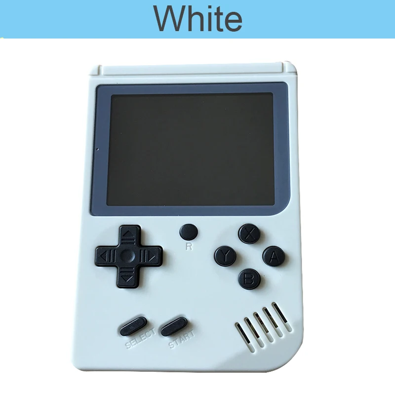 White Новая портативная игровая консоль встроенный 168 Ретро игры 8 бит консоль 3,0 дюймов портативный игровой плеер мини игровая консоль ребенок Ностальгический - Цвет: White