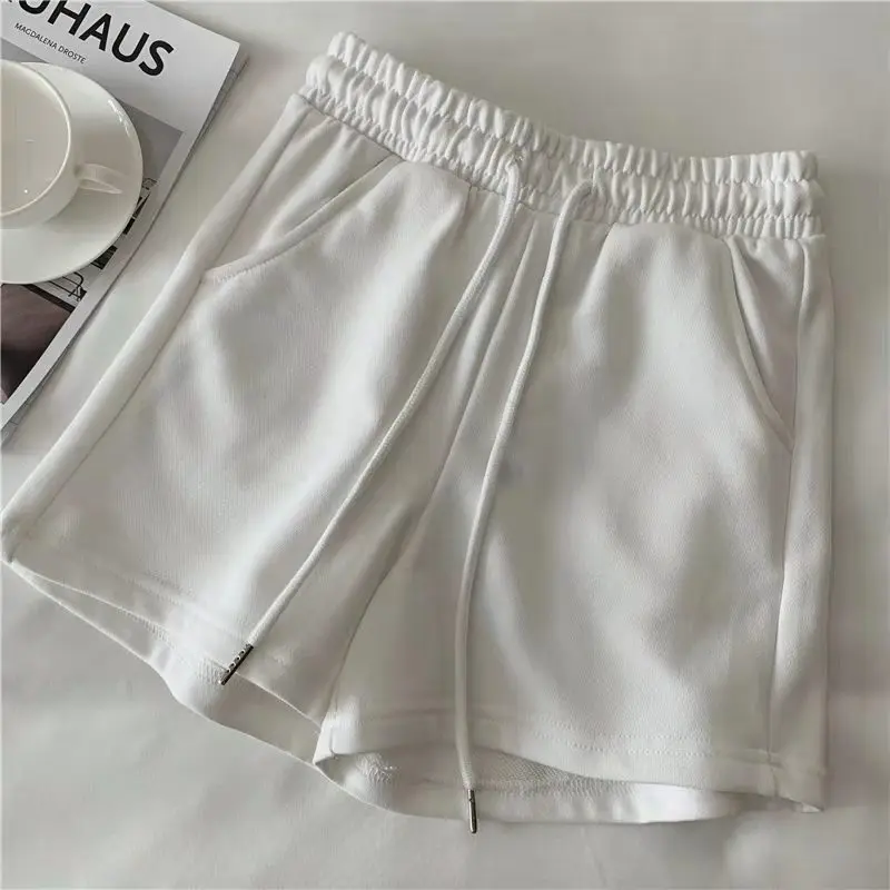 

2021 decontracte solide sportswear deux pieces pour femmes neuf-point haut et short assorti costume d'ete costume de sport