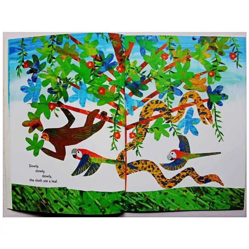 Книга с картинками на английском языке &quotЛенивец&quot &quotЭрик Карл&quot | Игрушки и