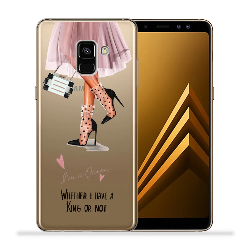 Модный чехол для девушек и женщин Samsung J8 j510 j530 j730 J2 J4 J6 Plus 2018 J3 J5 J7 2017 Etui|Бамперы| |