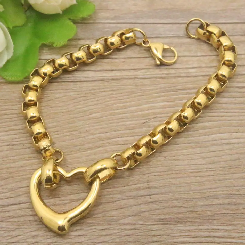 Женский комплект из колье и браслета нержавеющей стали | Украшения аксессуары