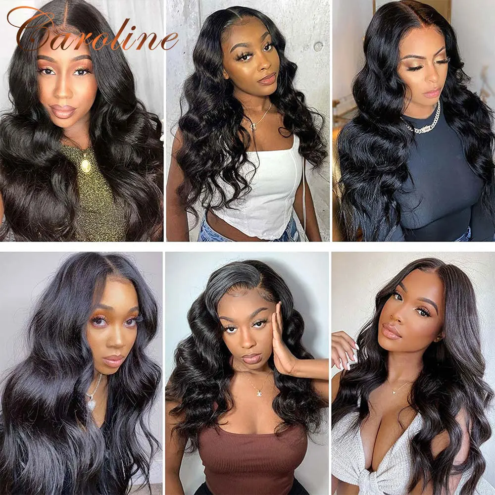 Body Wave Lace Front Wig For Women Brazilian Body Wave Wig Human Hair HD Transparent Lace Frontal Wig 5x5 HD Lace Closure Wig