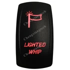 5-контактный переключатель ВКЛ.ВЫКЛ., SPST, красный светодиодный светильник, ed Whip, приборная панель катера светильник в, 24 В, тумблер для Carling ARB, Narva 4x, 4 стиля