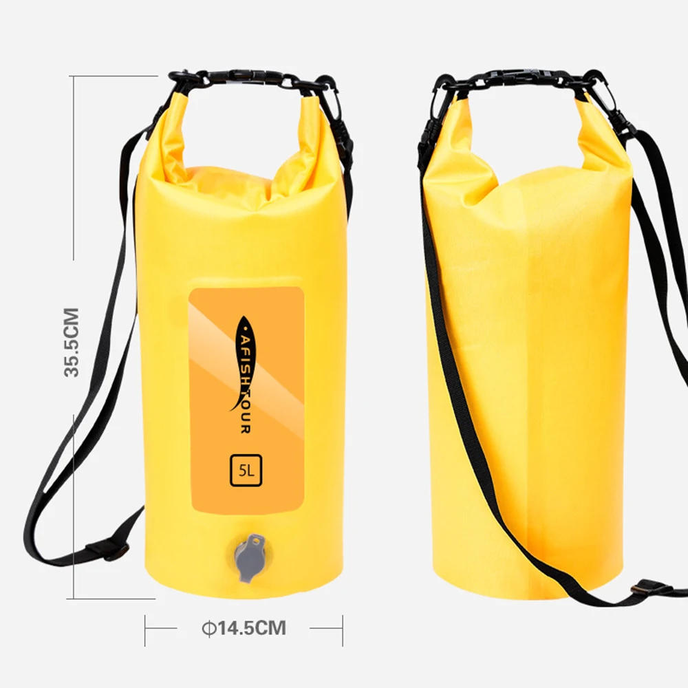 

5L Dry Bag Waterproof Lightweight Dry Sack Portable Dry Storage Bag to Keep Gear Dry Clean for Kayaking Hiking Camping
